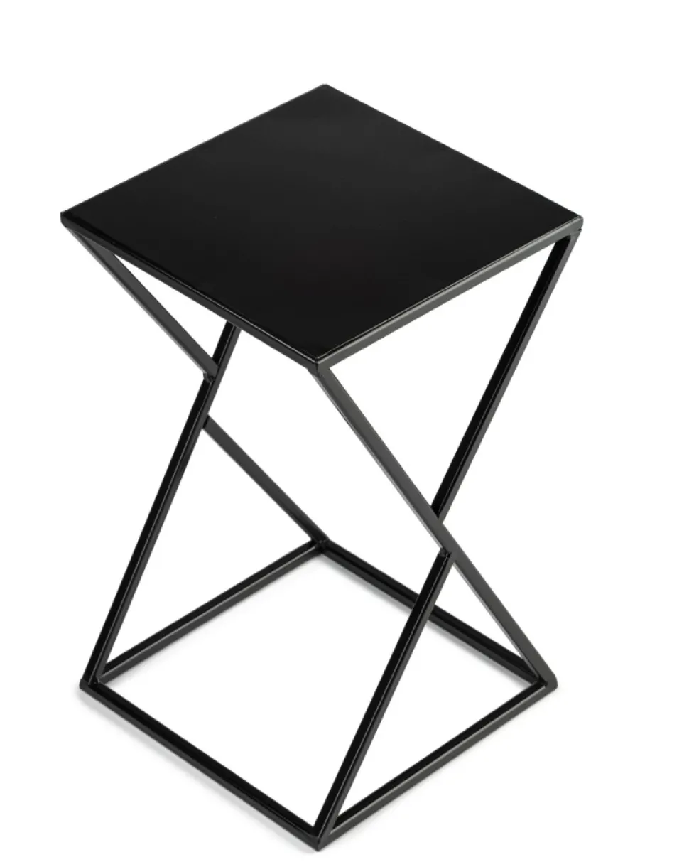 Kwietnik nowoczesny LOFT czarny 40 cm industrialna