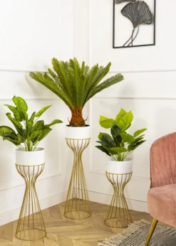 Kwietnik nowoczesny LOFT z osłonką 56 cm GLAM