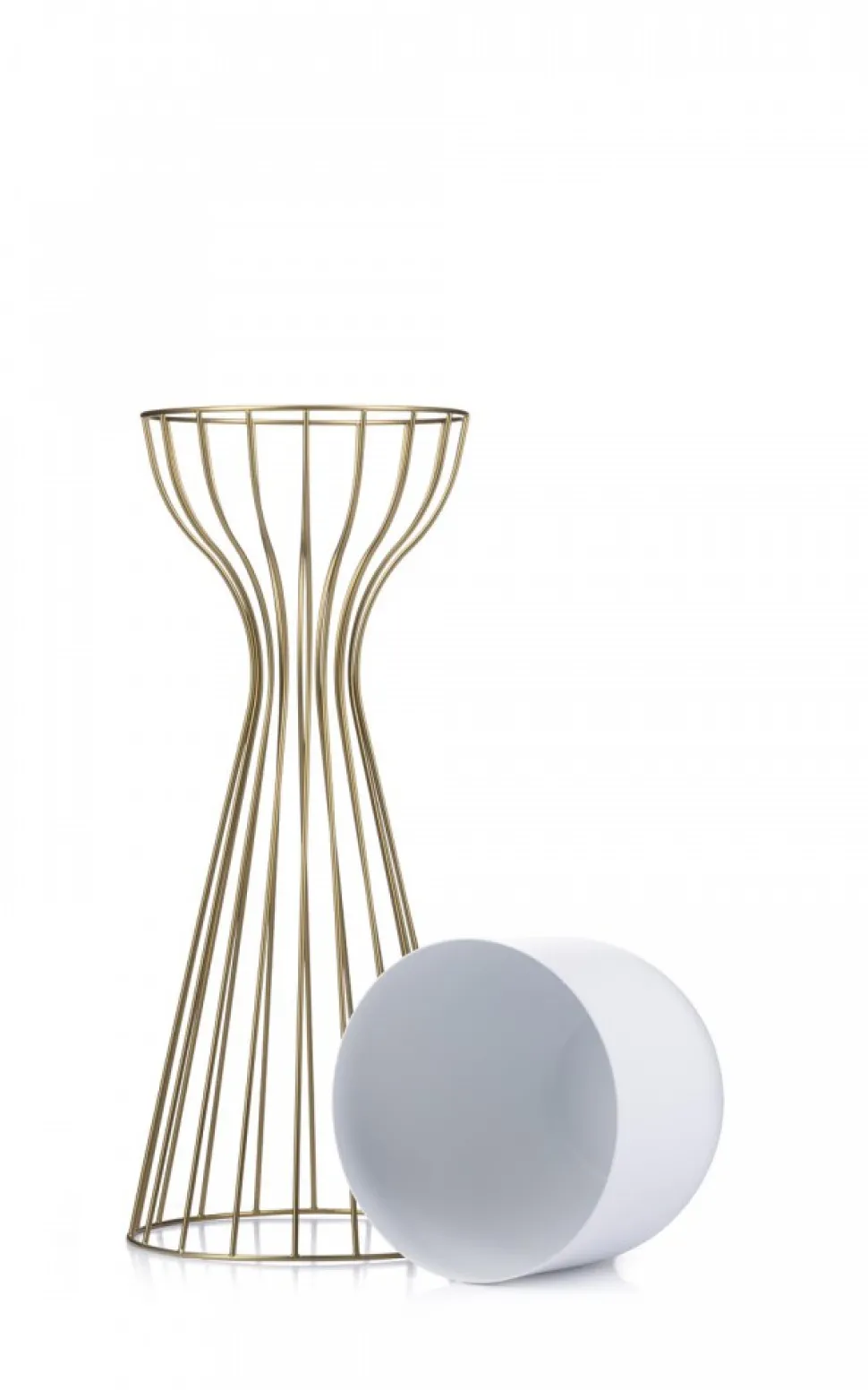 Kwietnik nowoczesny LOFT z osłonką 56 cm GLAM