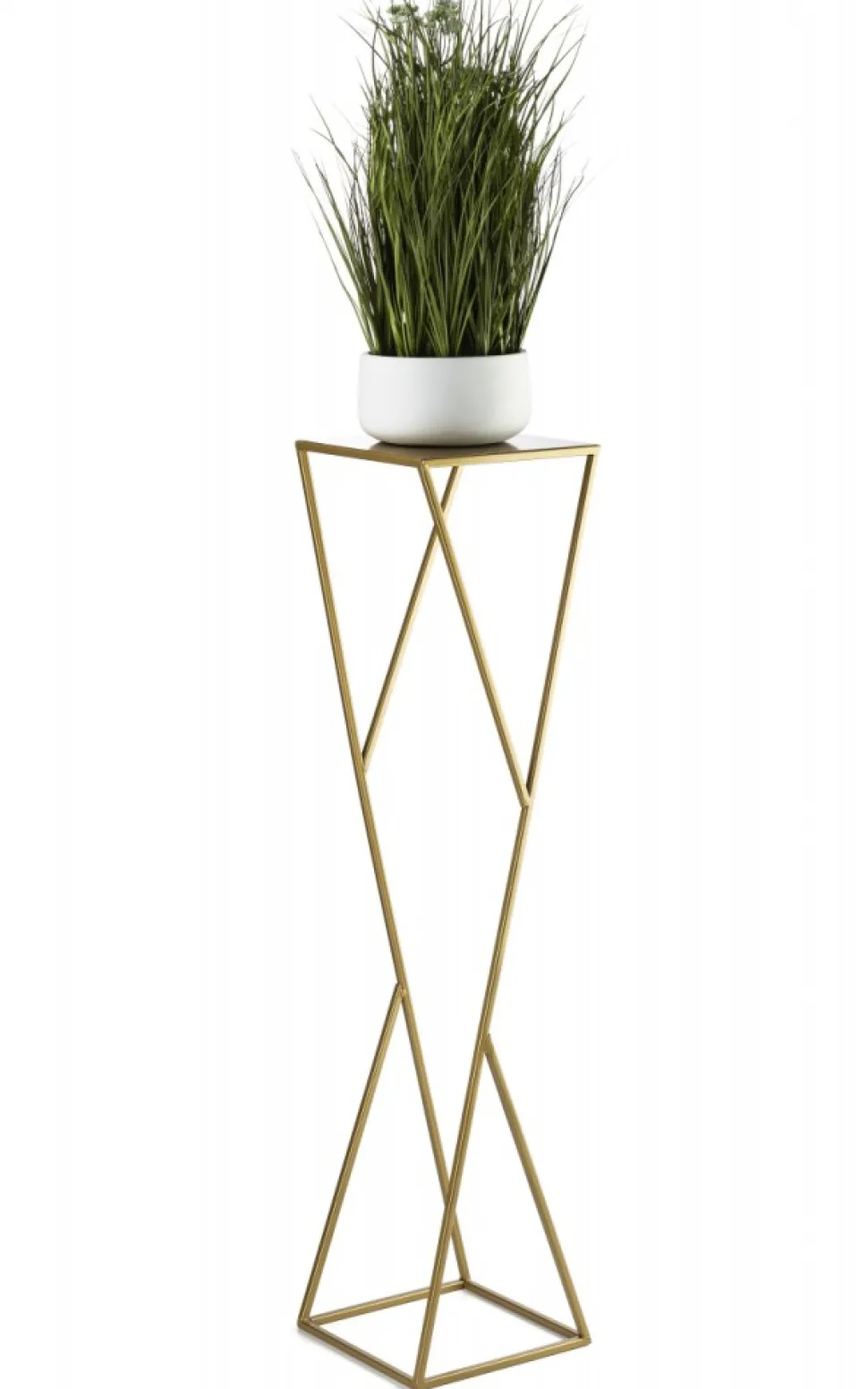Kwietnik nowoczesny LOFT złoty 100 cm GLAMOUR
