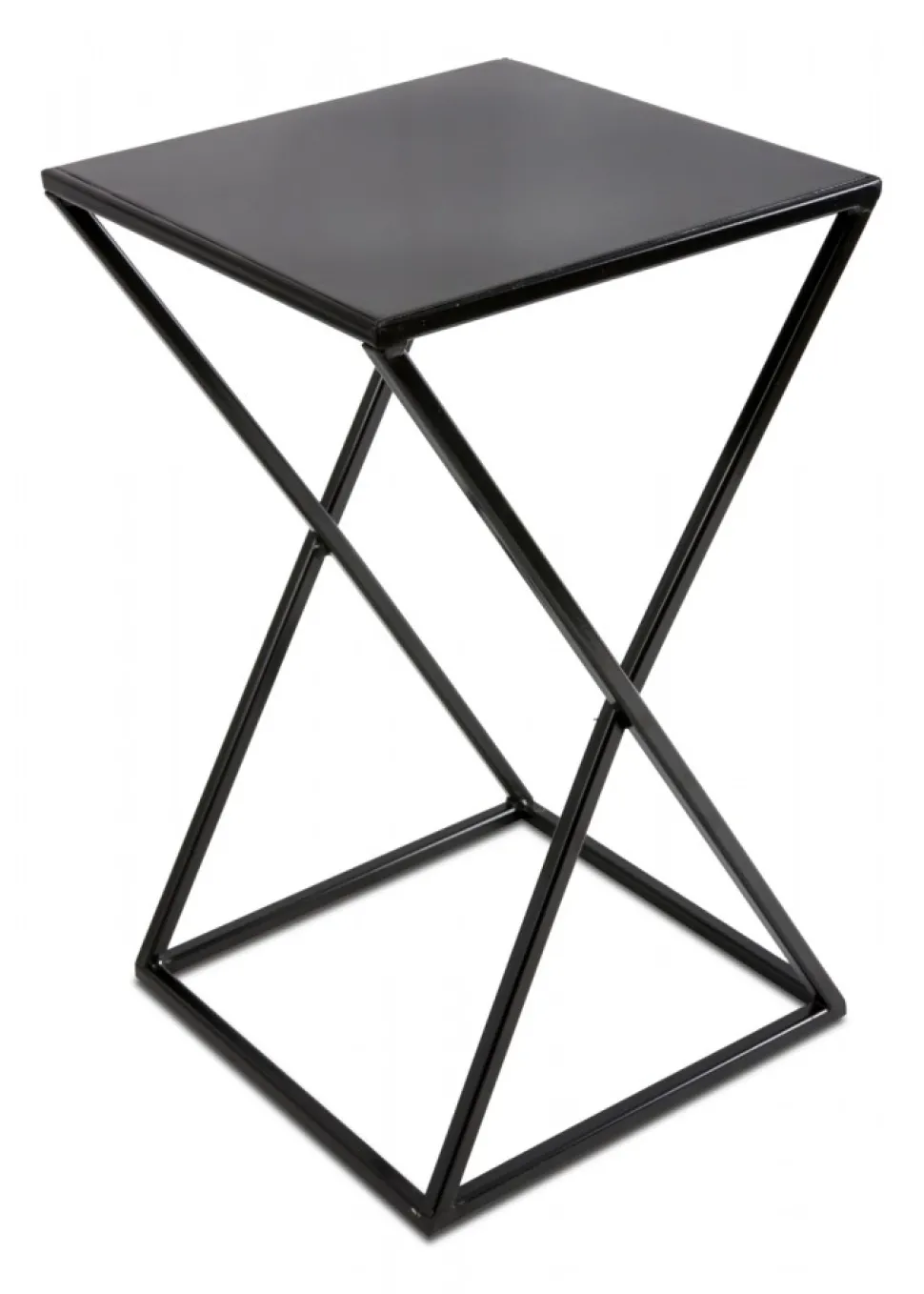 Kwietnik nowoczesny stojący 40 cm czarny LOFT