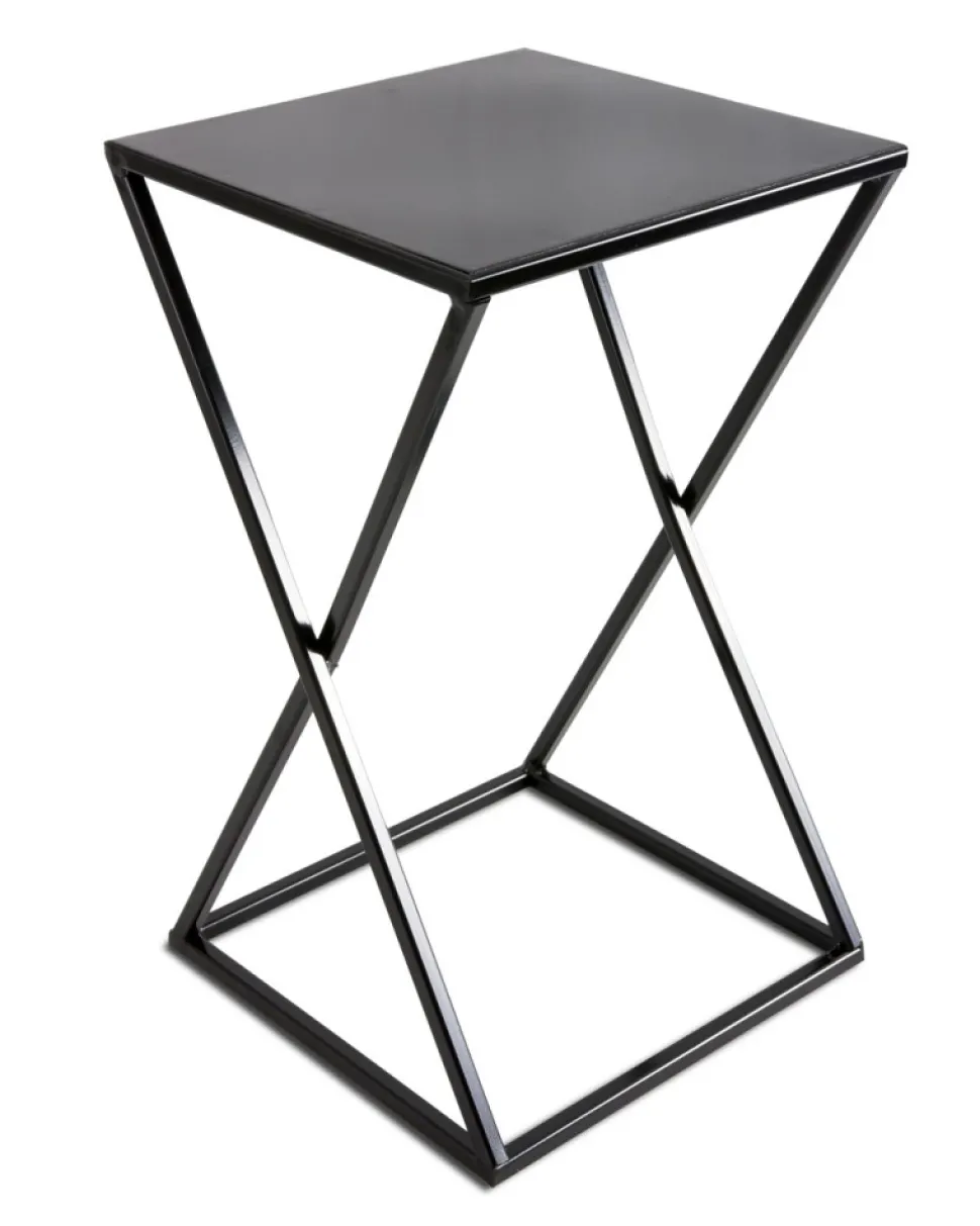 Kwietnik nowoczesny stojący 40 cm czarny LOFT