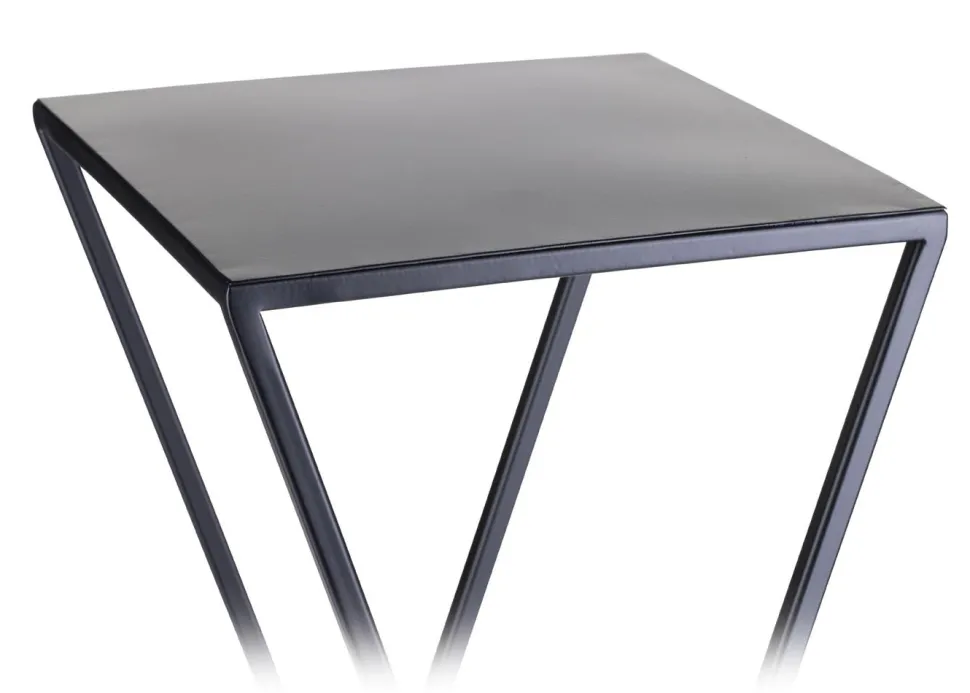 Kwietnik nowoczesny stojący 40 cm czarny LOFT