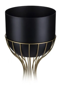 Kwietnik nowoczesny z osłonką 56 cm LOFT metal