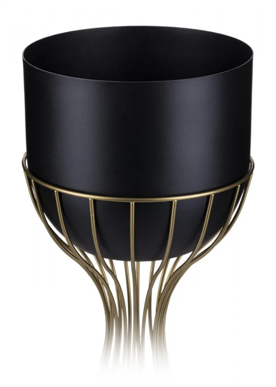 Kwietnik nowoczesny z osłonką 56 cm LOFT metal