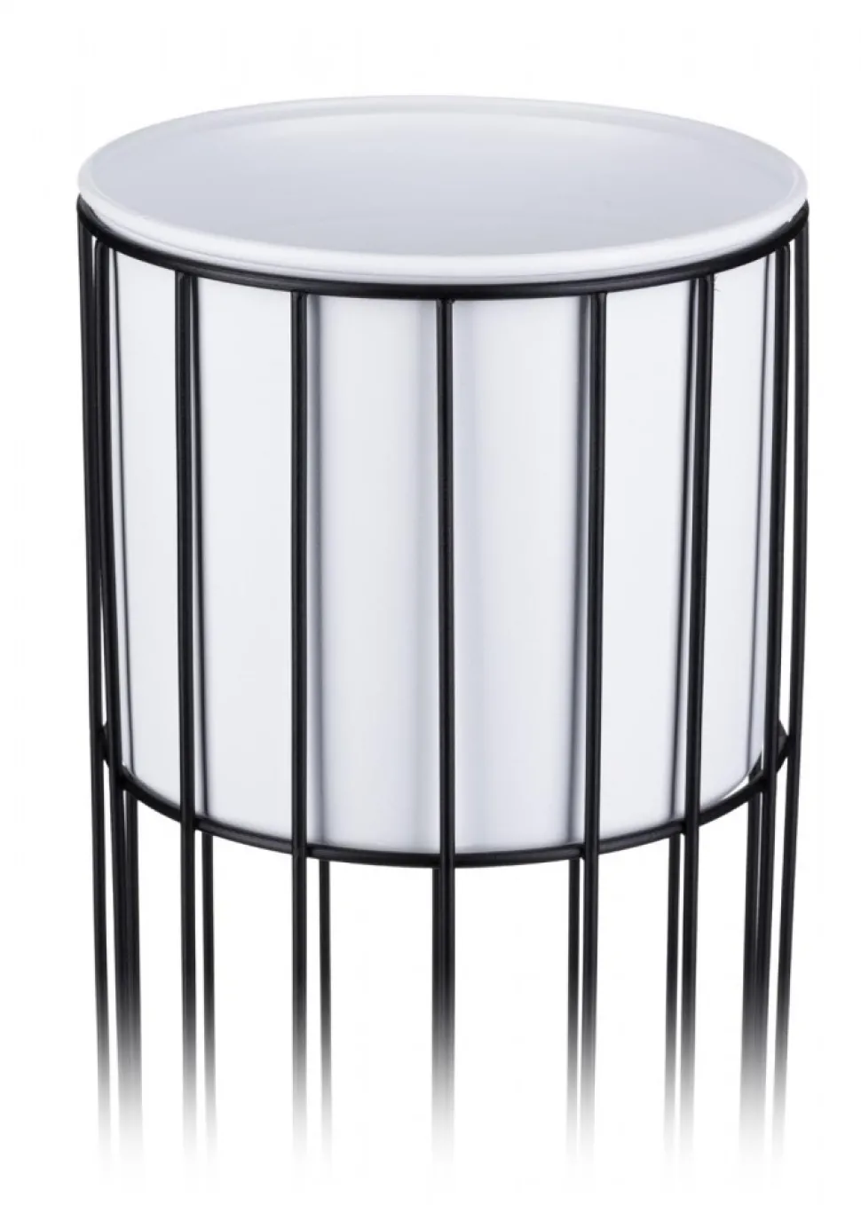 Kwietnik nowoczesny z osłonką 55 cm LOFT metalowy