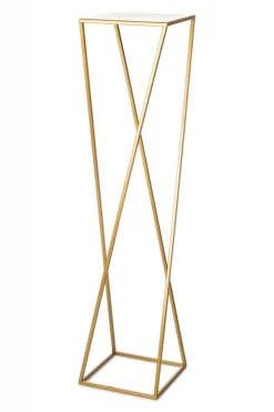Kwietnik nowoczesny złotym stojący 100 cm