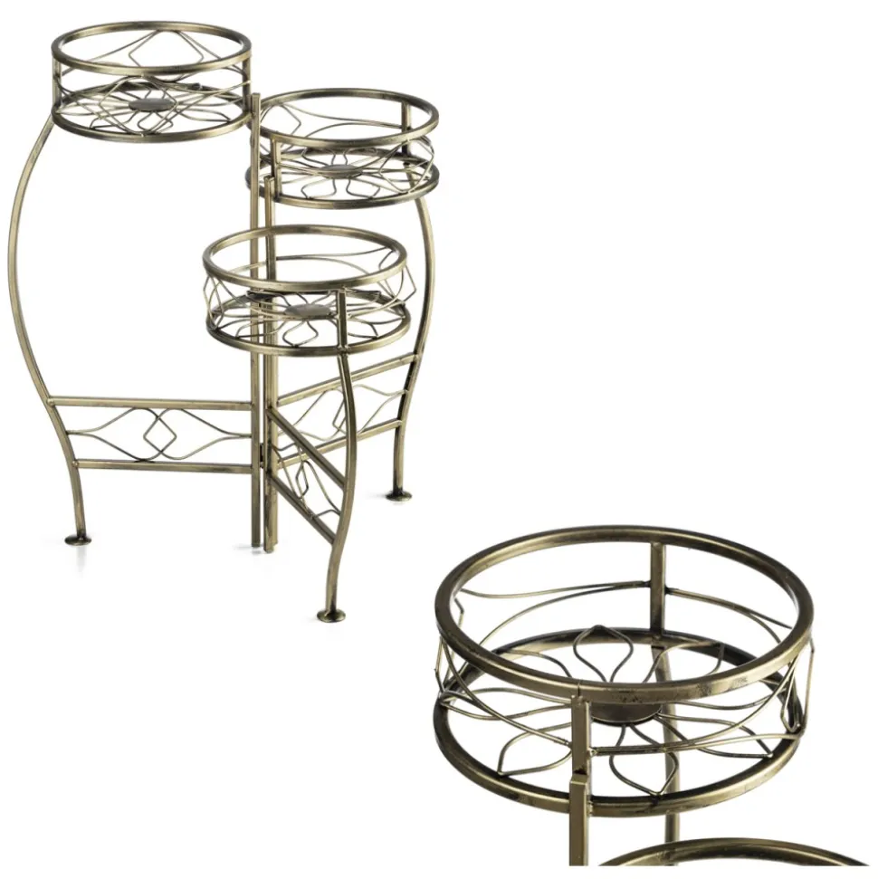 Kwietnik składany stojący potrójny LOFT 62 cm