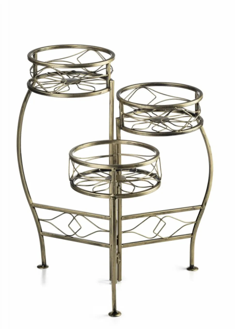 Kwietnik składany stojący potrójny LOFT 62 cm