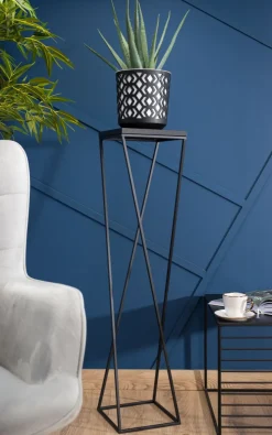 Kwietnik stojak 100 cm metalowy LOFT na kwiaty