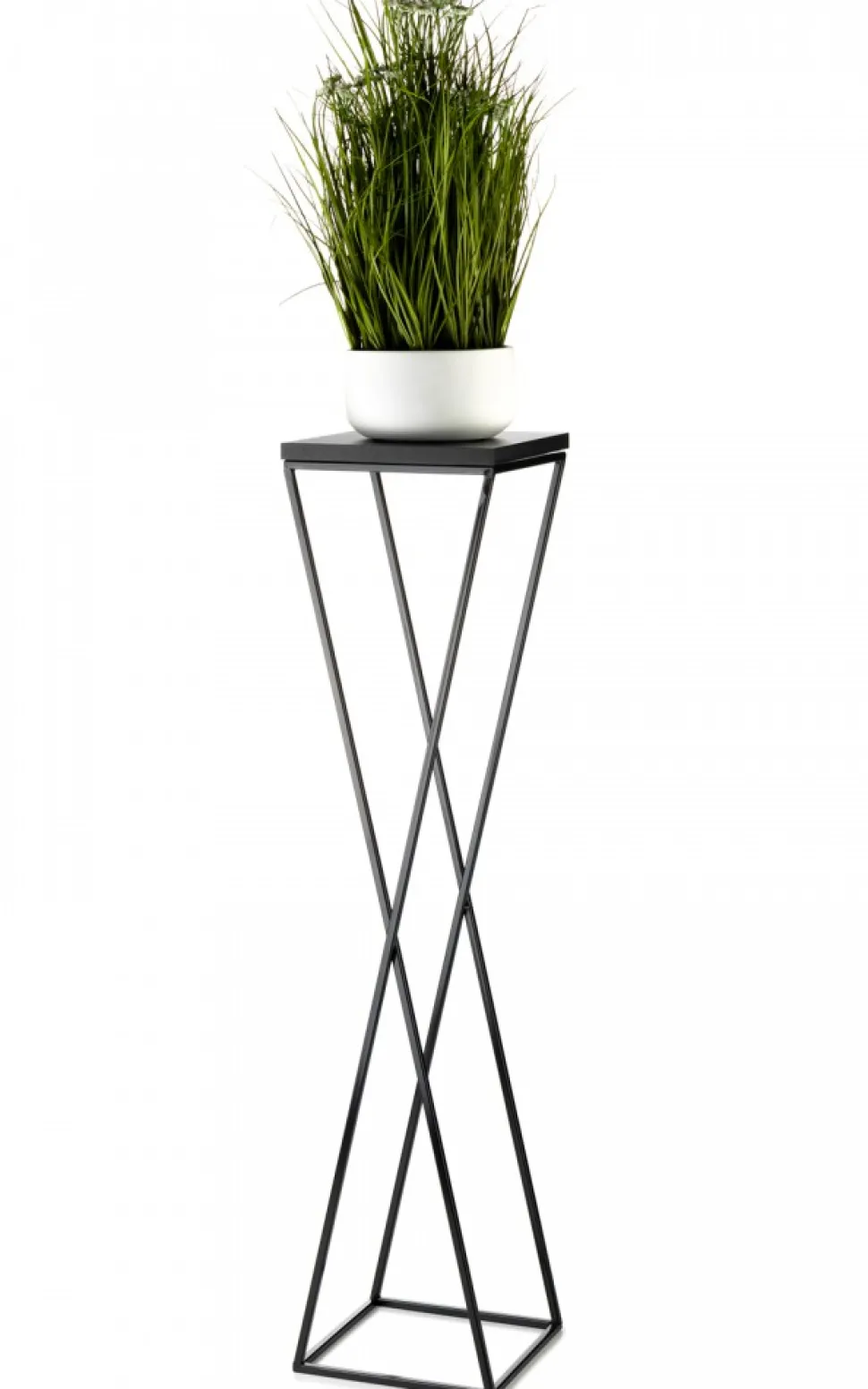 Kwietnik stojak 100 cm z blatem MDF LOFT