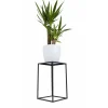 Kwietnik stojak na kwiaty 40 cm czarny LOFT