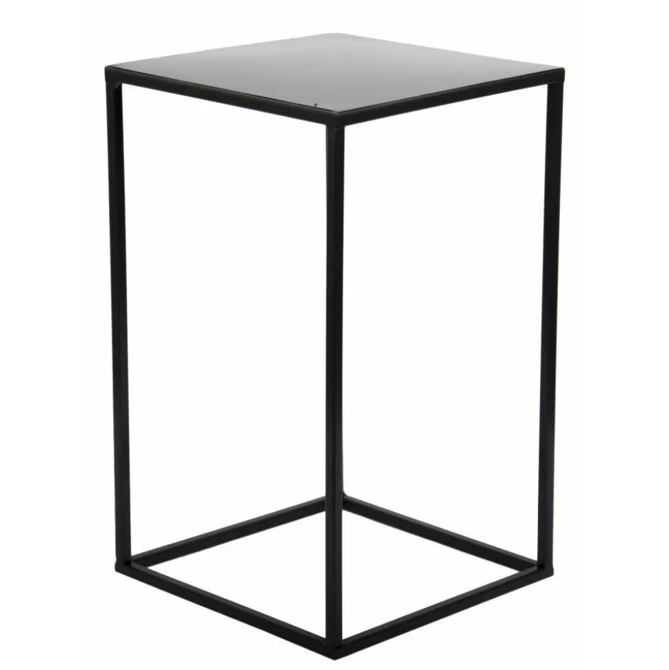 Kwietnik stojak na kwiaty 40 cm czarny LOFT