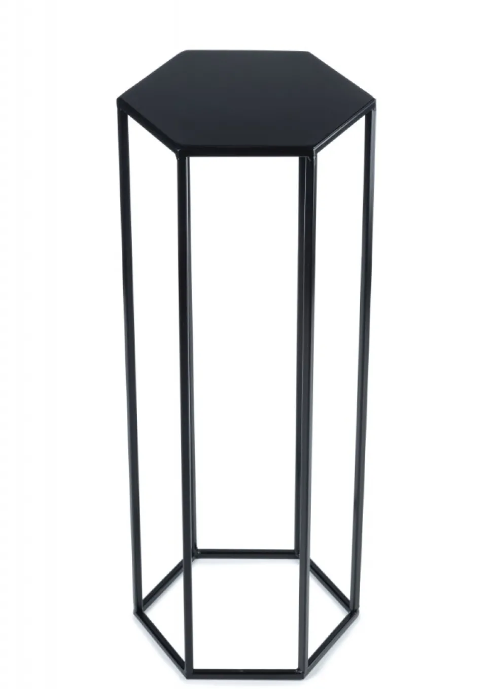 Kwietnik stojak na kwiaty czarny 70 cm LOFT