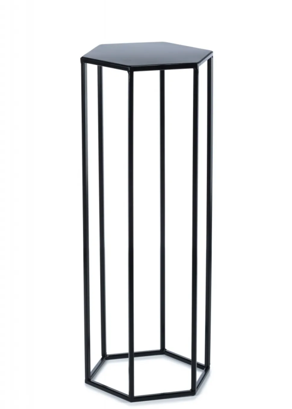 Kwietnik stojak na kwiaty czarny 70 cm LOFT