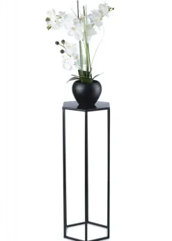 Kwietnik stojak na kwiaty czarny 70 cm LOFT