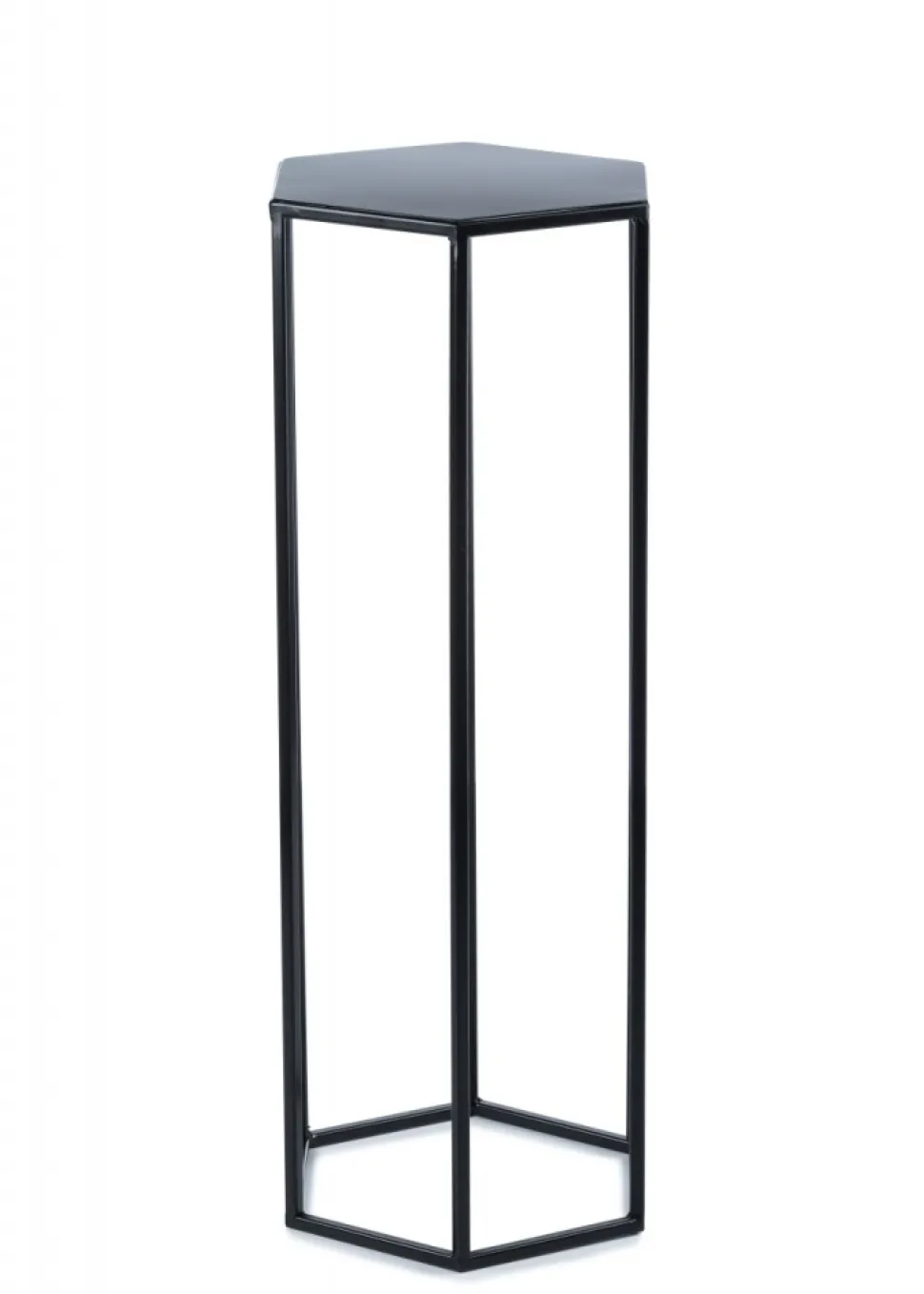 Kwietnik stojak na kwiaty czarny 70 cm LOFT