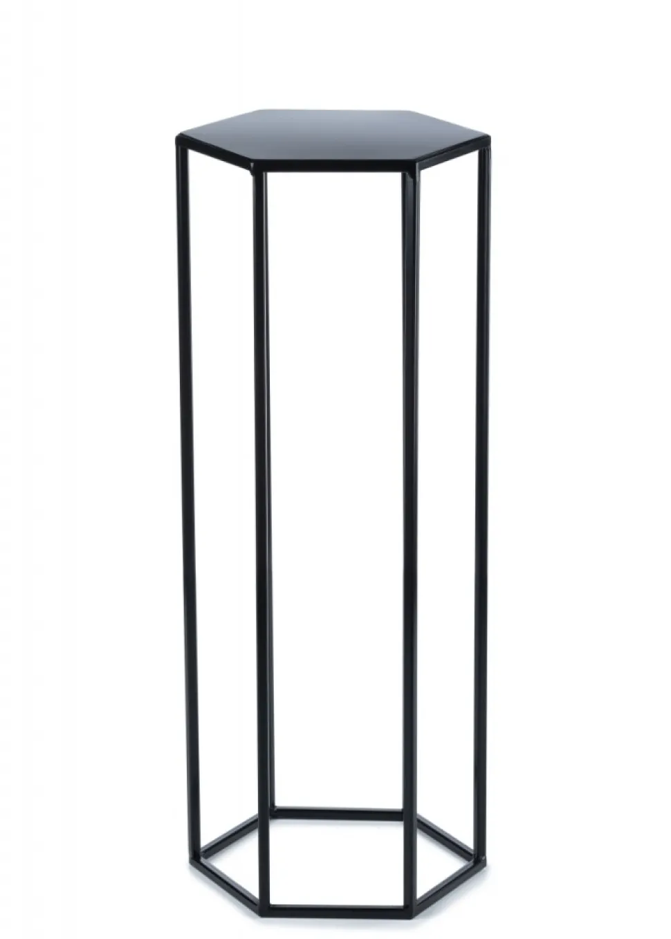 Kwietnik stojak na kwiaty czarny 70 cm LOFT