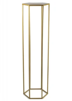 Kwietnik stojak na kwiaty złoty 100 cm GLAM