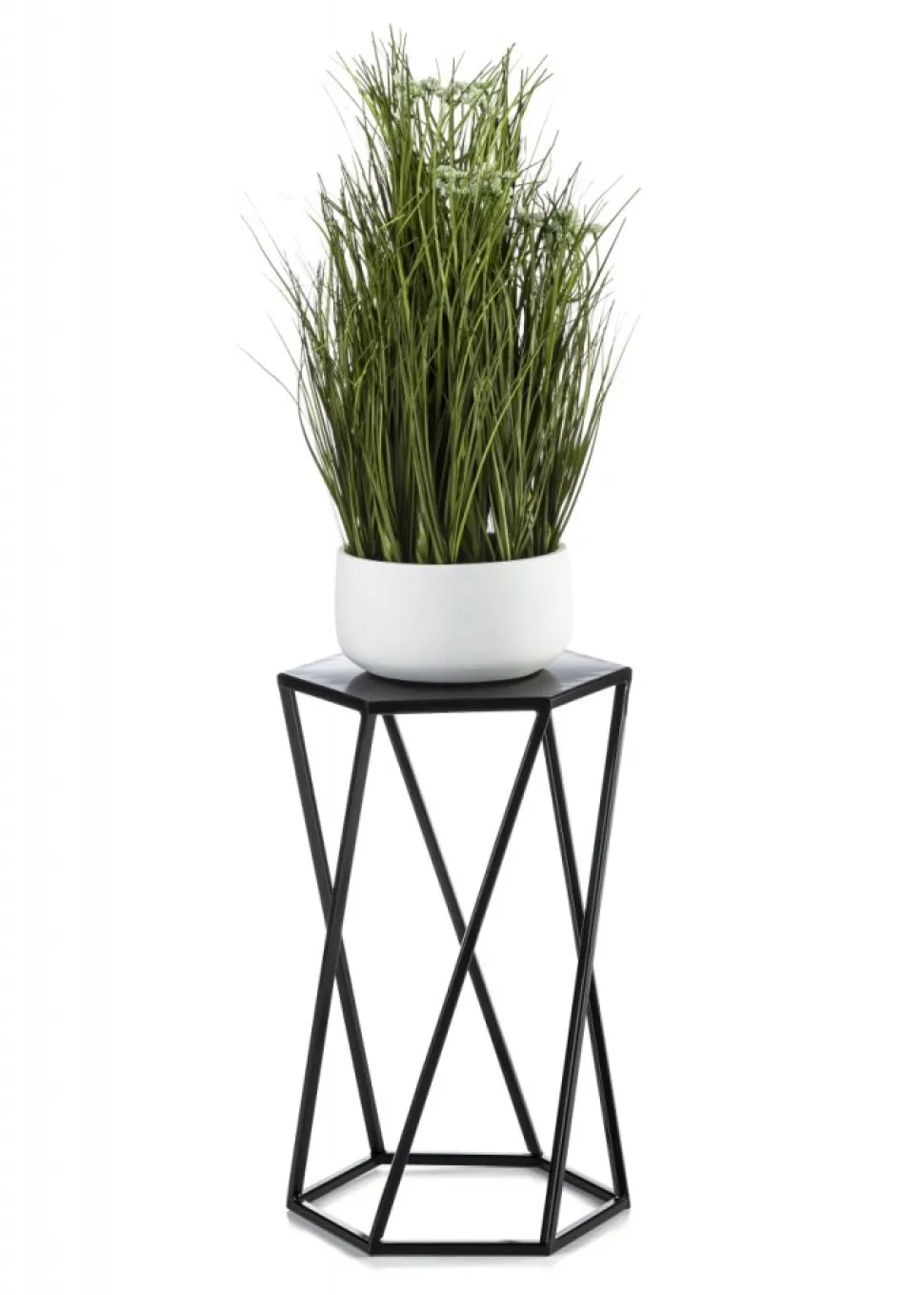 Kwietnik stojak na rośliny czarny 40 cm LOFT
