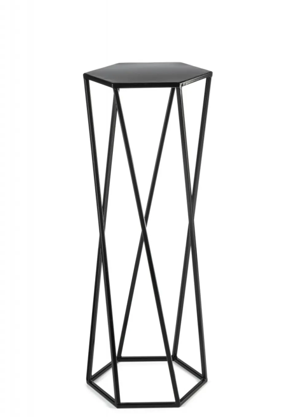 Kwietnik stojak na rośliny czarny 70 cm LOFT
