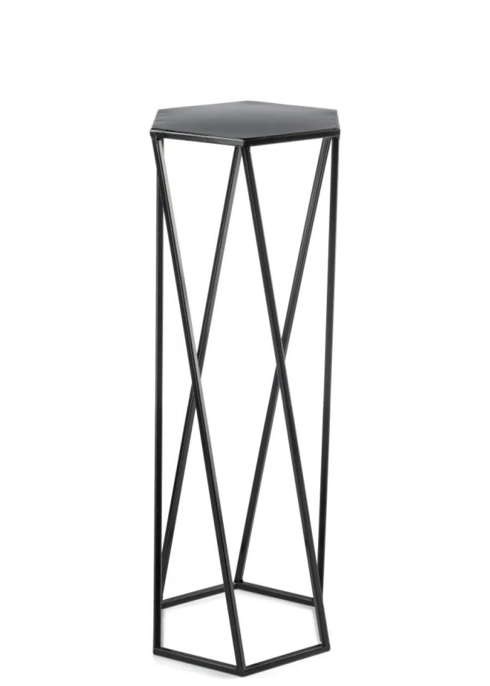Kwietnik stojak na rośliny czarny 70 cm LOFT