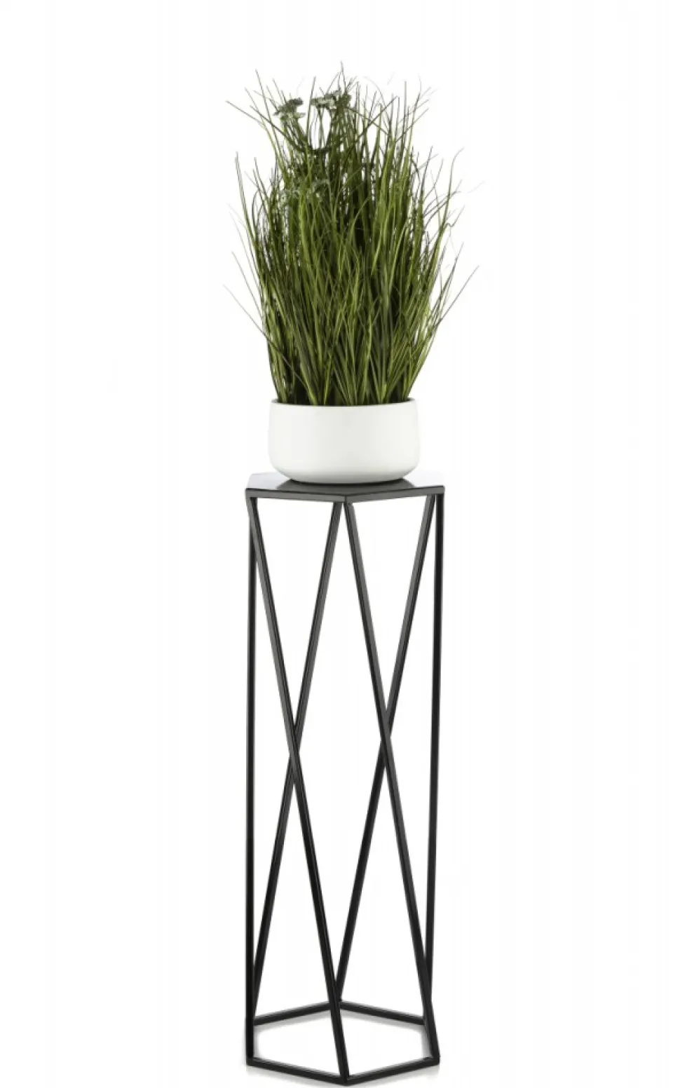Kwietnik stojak na rośliny czarny 70 cm LOFT