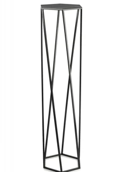 Kwietnik stojak na rośliny czarny 100 cm LOFT