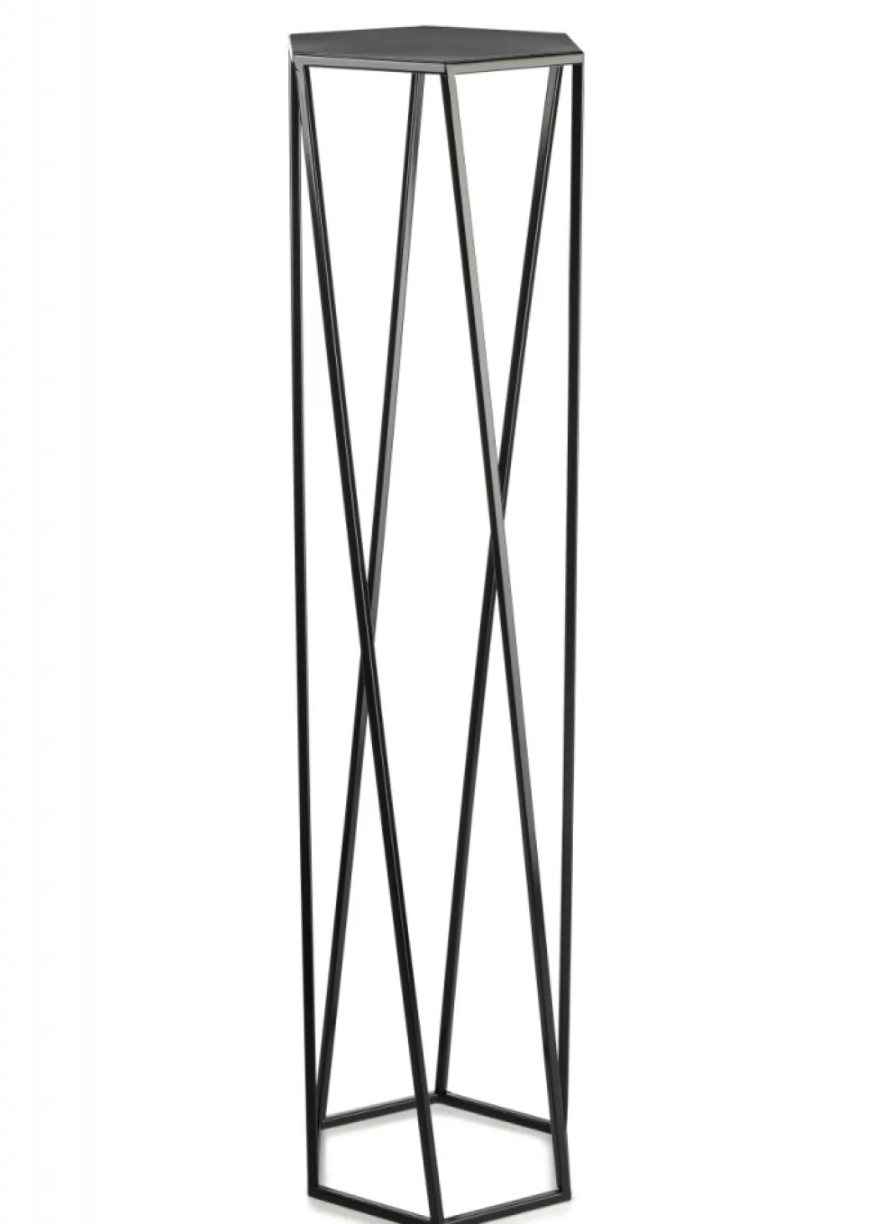 Kwietnik stojak na rośliny czarny 100 cm LOFT