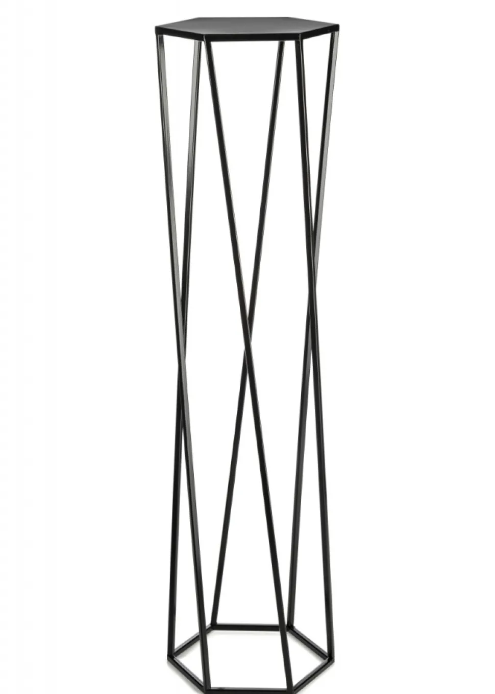 Kwietnik stojak na rośliny czarny 100 cm LOFT