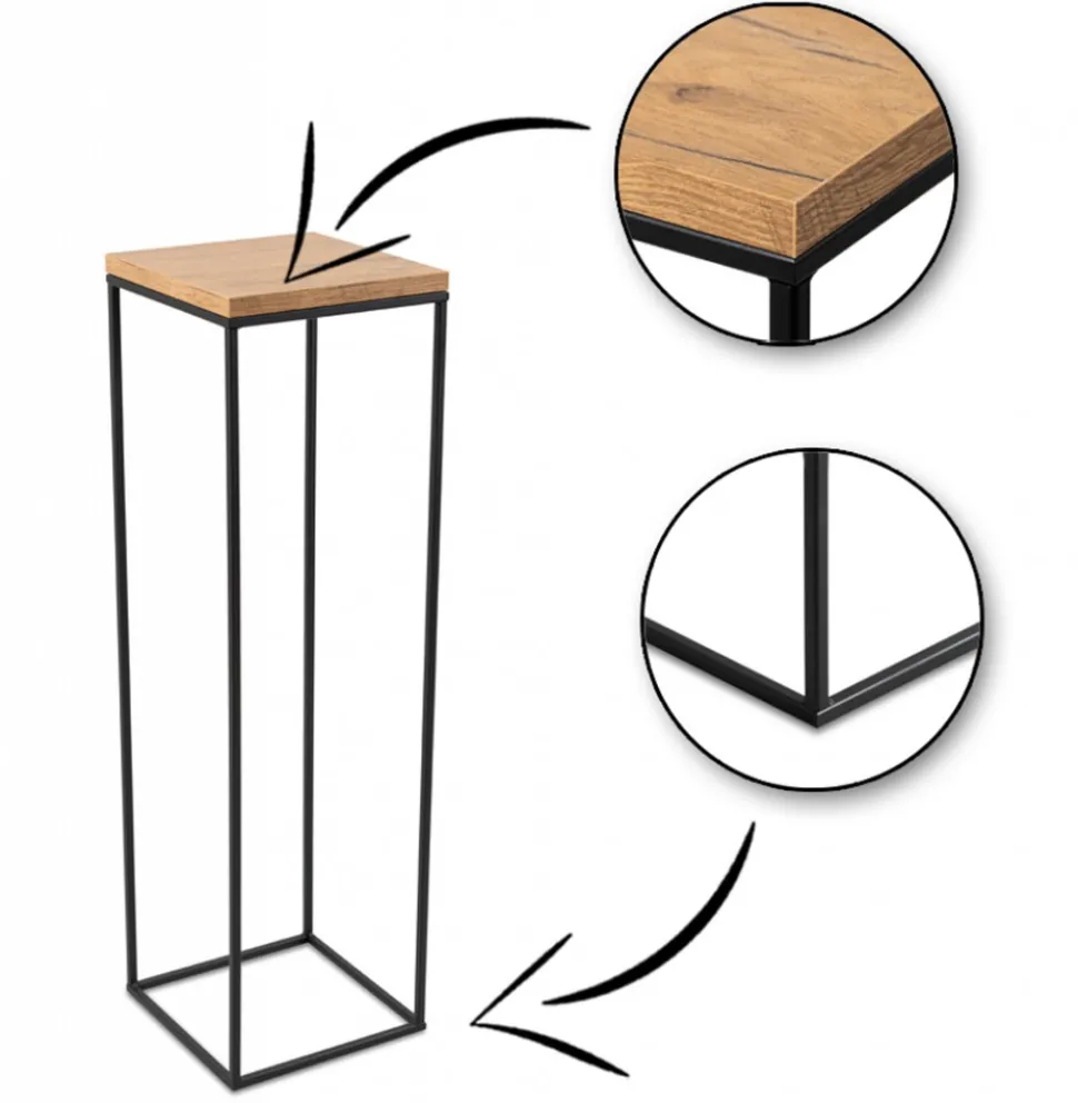 Kwietnik stojący 80 cm BasicLoft