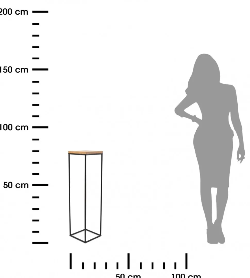 Kwietnik stojący 80 cm BasicLoft