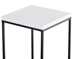 Kwietnik stojący 80 cm BasicLoft biały