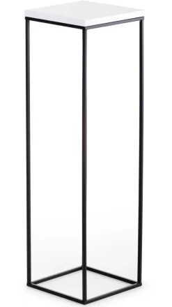 Kwietnik stojący 80 cm BasicLoft biały