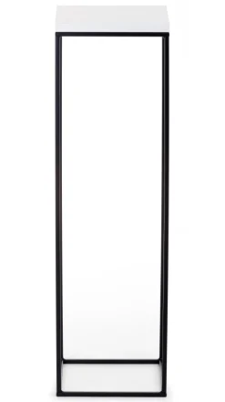 Kwietnik stojący 80 cm BasicLoft biały