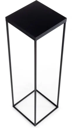 Kwietnik stojący 80 cm BasicLoft czarny