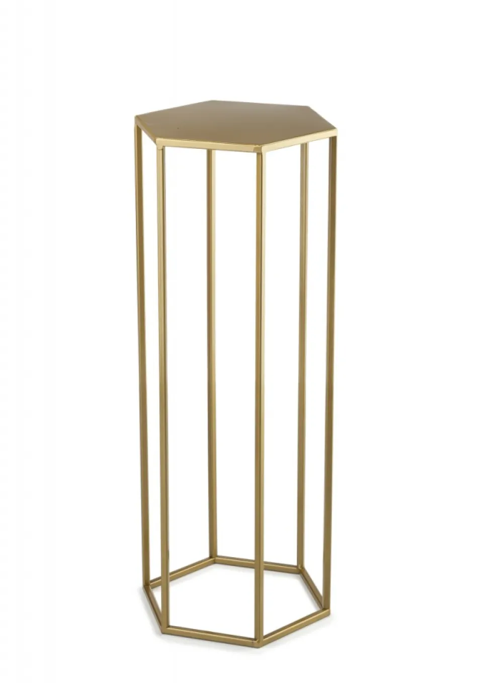 Kwietnik stojący 70 cm na kwiaty złoty GLAM