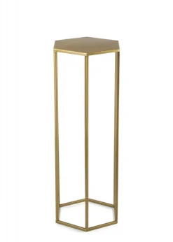Kwietnik stojący 70 cm na kwiaty złoty GLAM