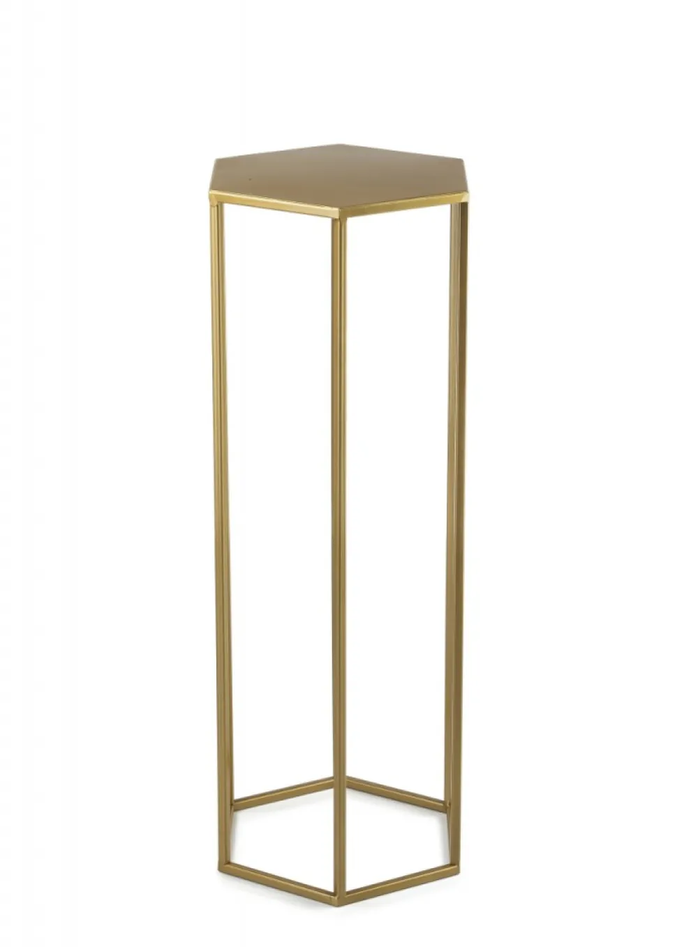 Kwietnik stojący 70 cm na kwiaty złoty GLAM
