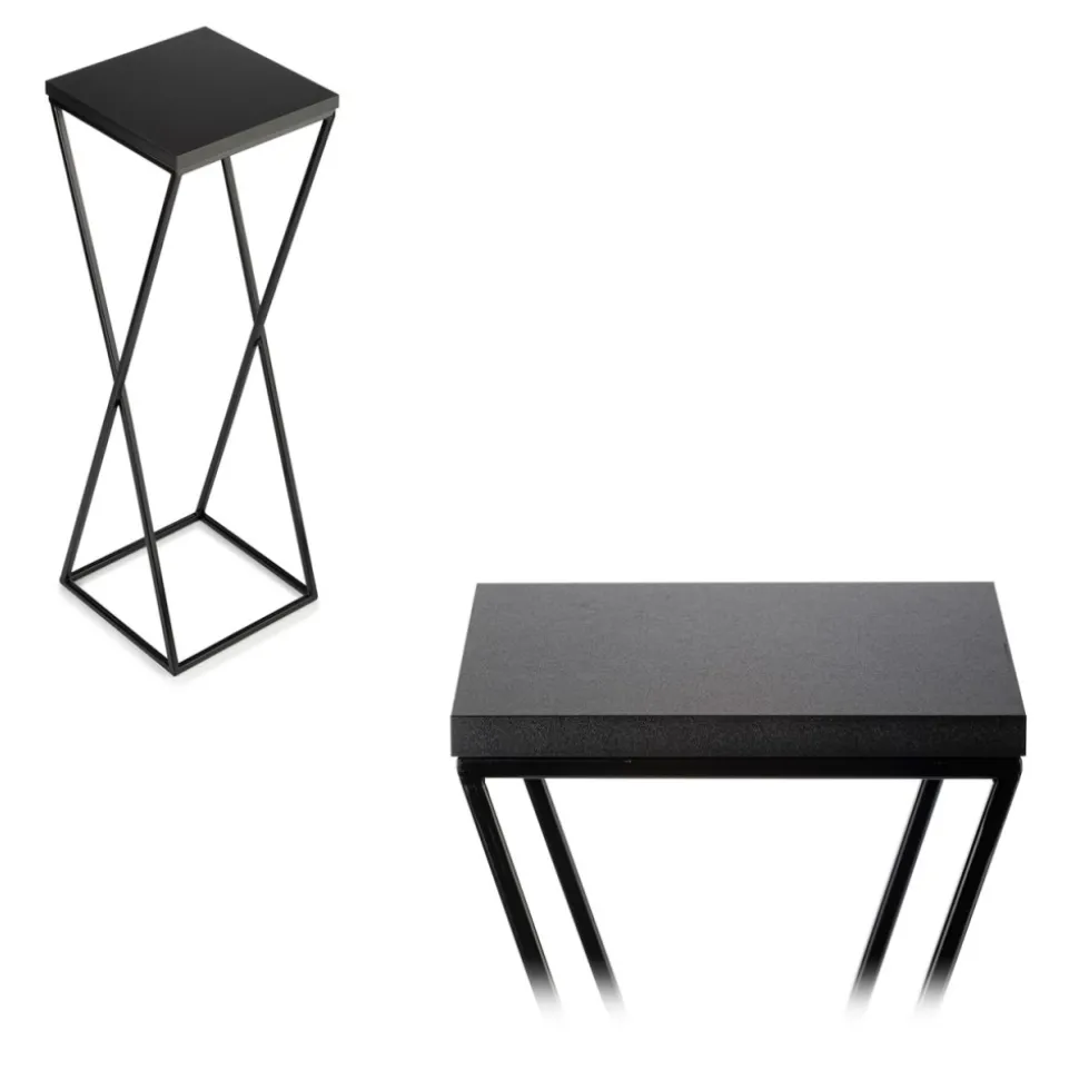 Kwietnik stojący 70 cm z blatem MDF LOFT
