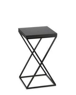 Kwietnik stojący 40 cm z blatem MDF LOFT metalowy