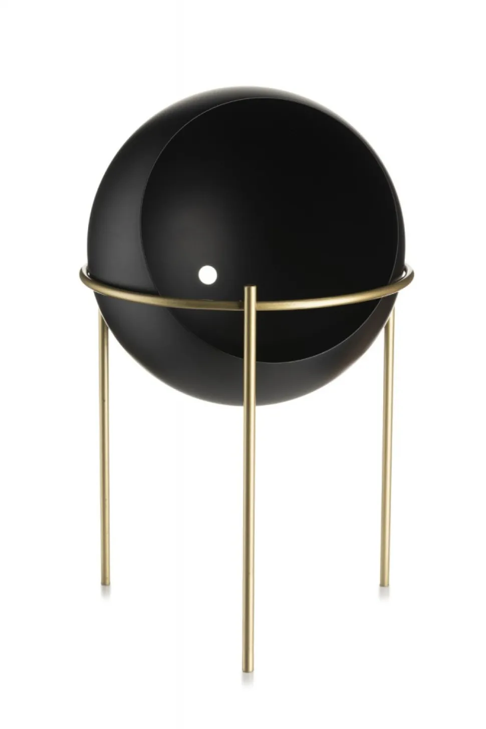 Kwietnik stojący 25 cm złoto czarny LOFT