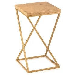 Kwietnik stojący 40cm blat Lancelot LOFT złoty