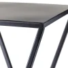 Kwietnik stojący czarny 100 cm LOFTOWY metalowy