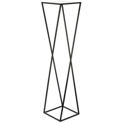 Kwietnik stojący czarny 100 cm LOFTOWY metalowy