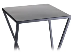 Kwietnik stojący czarny 100 cm LOFTOWY metalowy