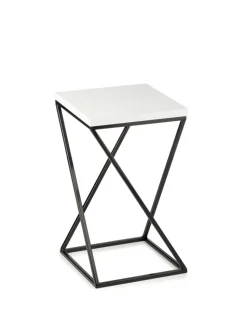 Kwietnik stojący LOFT 40 cm blat biały