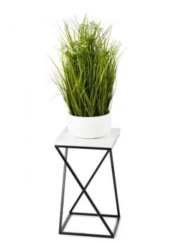 Kwietnik stojący LOFT 40 cm blat biały