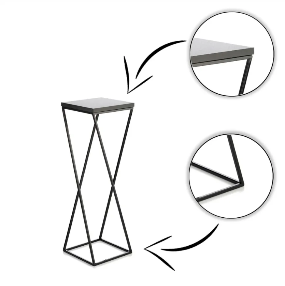 Kwietnik stojący LOFT 70 cm blat MDF