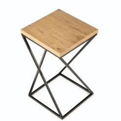 Kwietnik stojący na kwiaty 40 cm z blatem dąb LOFT